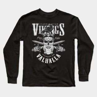 Viking Skull Long Sleeve T-Shirt